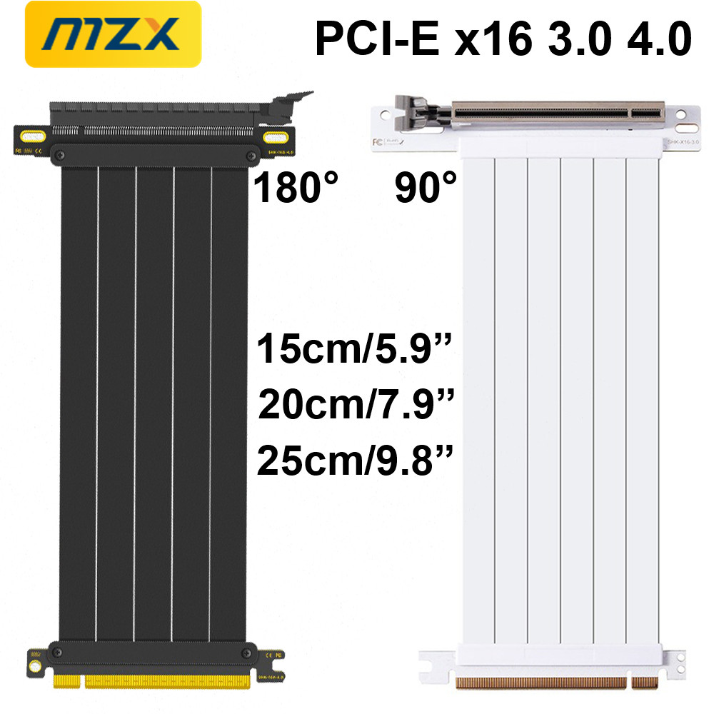 Pcie 4.0 X16 Riser Cable 90 Degree - MZX PCIE 4.0 3.0 16X kabel