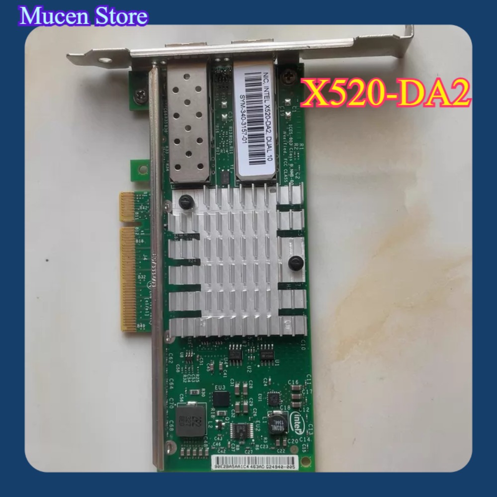 X520-DA2 10Gb SFP+ Kartu Jarin - 10Gb Sfp+ Pcie Network Card Dual Port ulasan dan harga