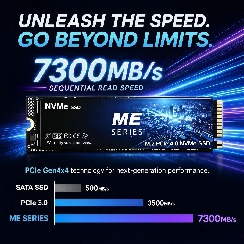 SSD ME SERIES NVMe PCIe 4.0 M. - M.2 Nvme 4Tb Pcie 4.0 Ssd ulasan dan harga
