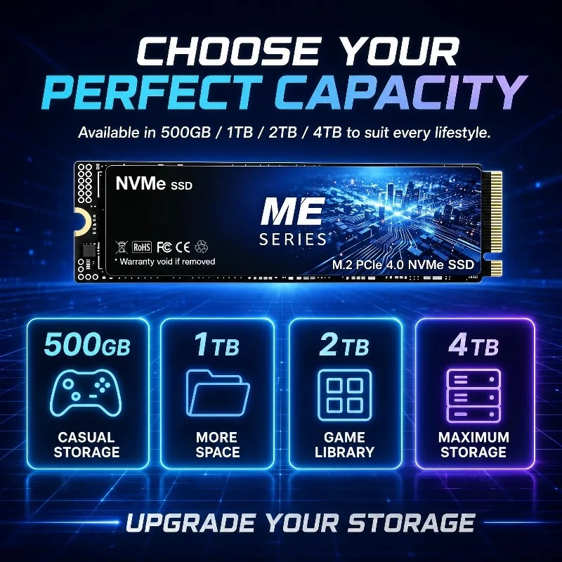 SSD ME SERIES NVMe PCIe 4.0 M. - M.2 Nvme 4Tb Pcie 4.0 Ssd ulasan dan harga