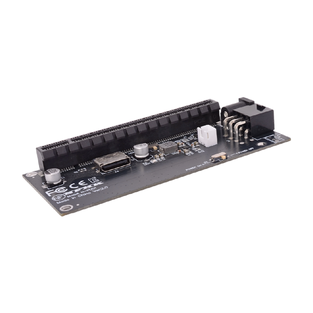 Oculink SFF-8612 Ke Kartu Adap - Pcie 4.0 X16 Riser Cable 90 Degree ulasan dan harga