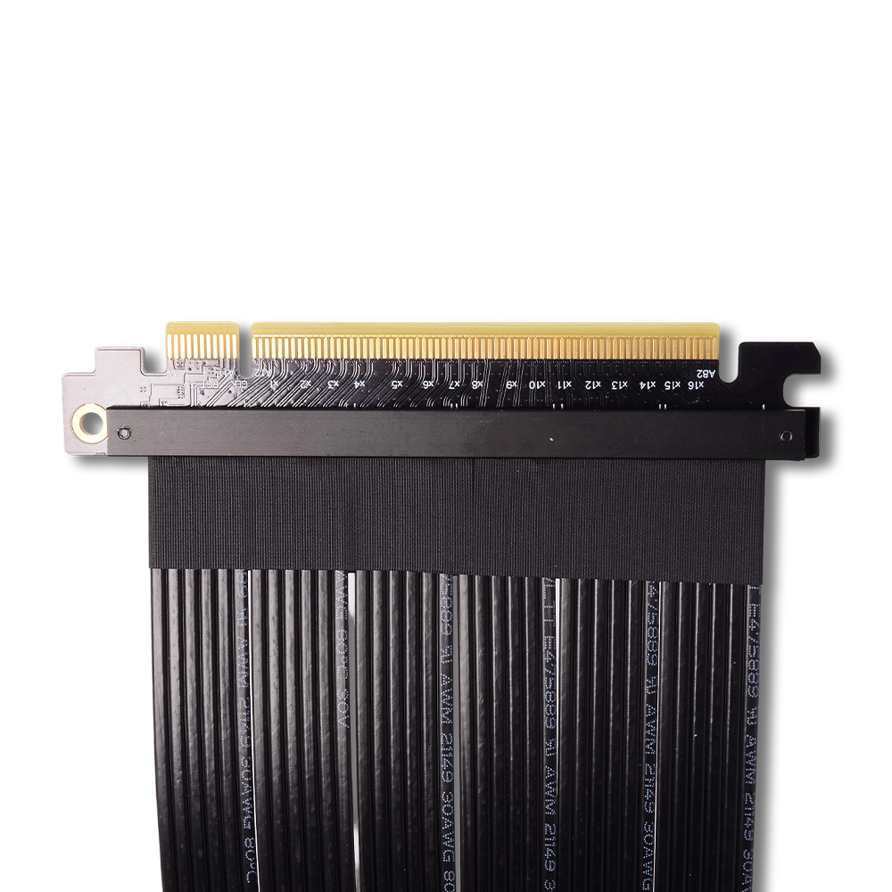 Kabel Adaptor Riser Silver PCI - Pcie 4.0 X16 Riser Cable 90 Degree ulasan dan harga