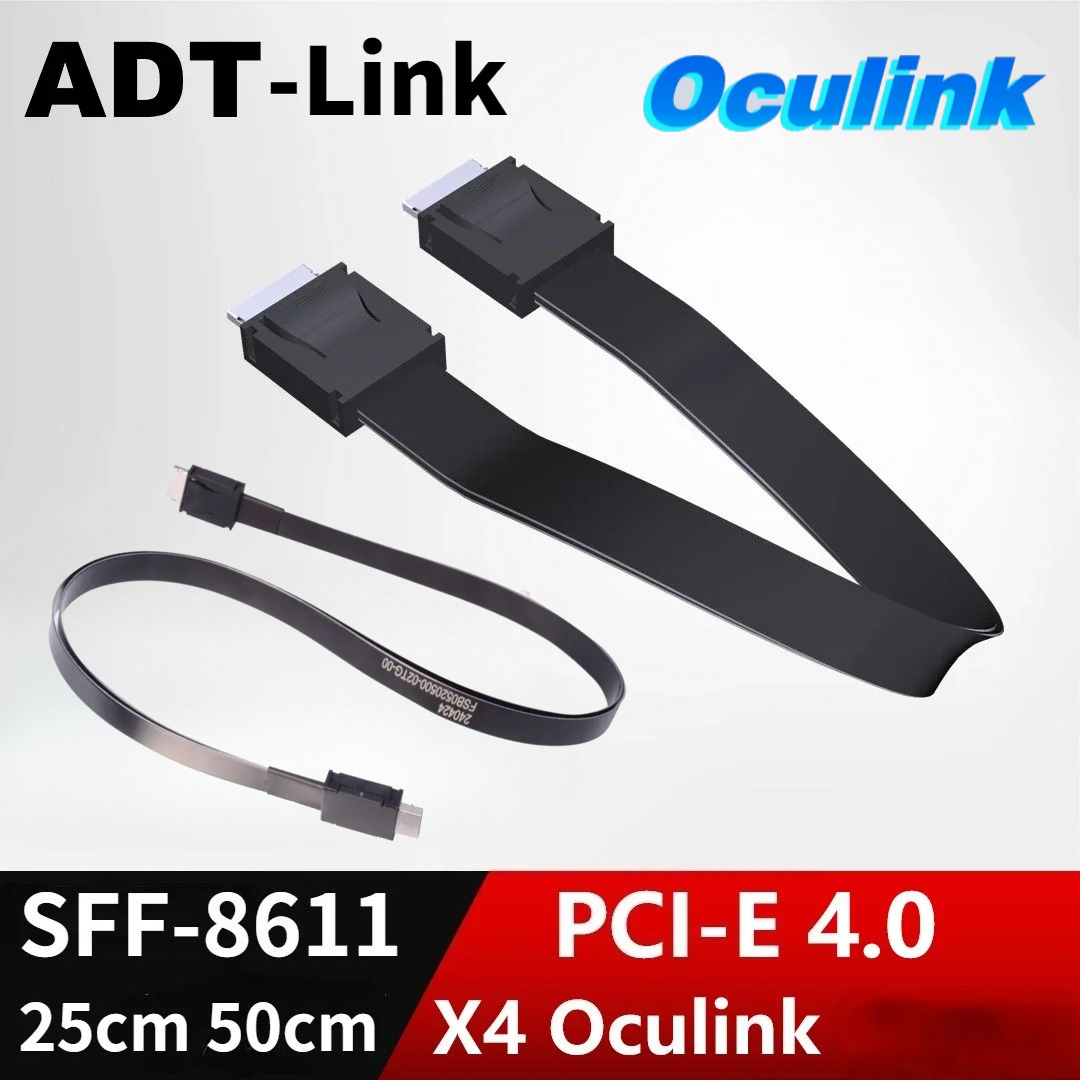 ADT PCI-E 4.0 X4 SFF-8611 Male - External Gpu Dock Pcie 4.0 Oculink ulasan dan harga