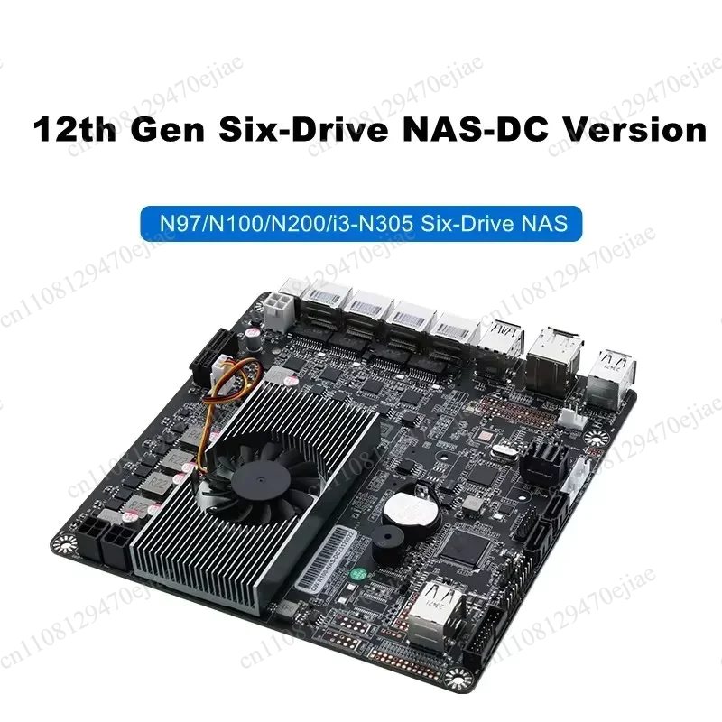 Motherboard N100 Mini ITX NAS  - Nas Motherboard N100 6 Sata ulasan dan harga