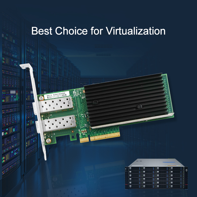 LR-LINK sf+ PCIe x8 kartu jari - 10Gb Sfp+ Pcie Network Card Dual Port ulasan dan harga