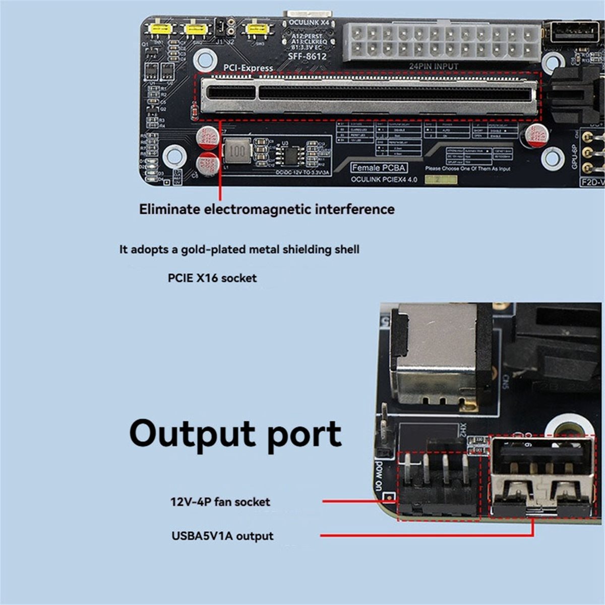 Kartu Grafis Eksternal giftnew - External Gpu Dock Pcie 4.0 Oculink ulasan dan harga