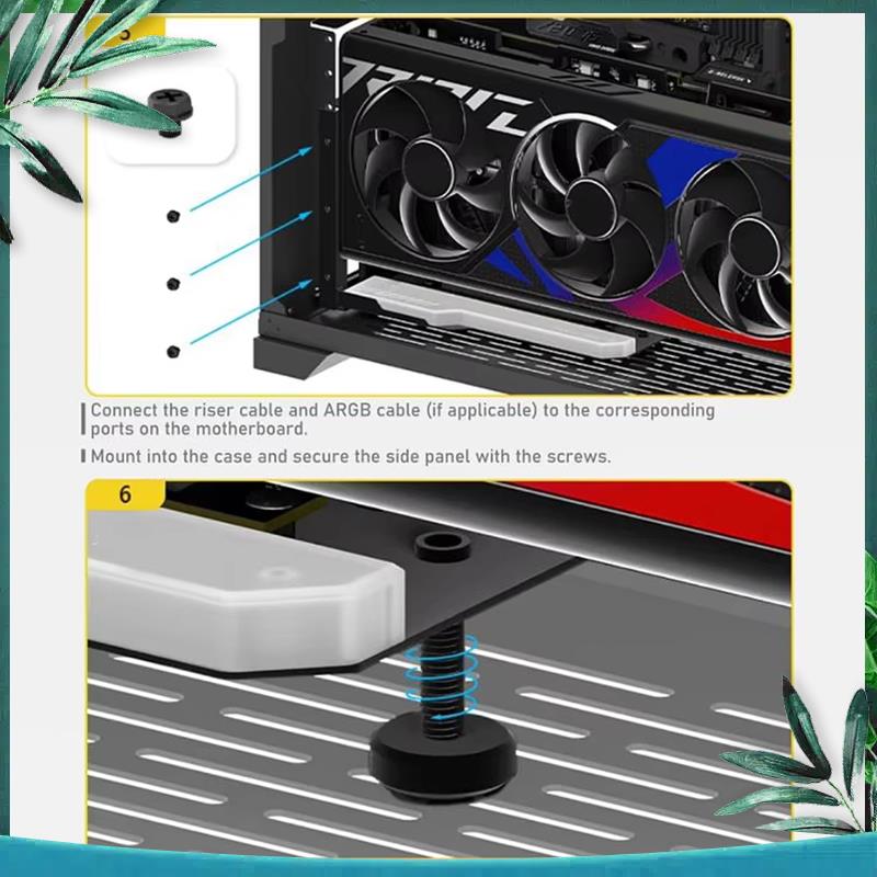 (BARU) Braket Pemasangan GPU V - Pcie 4.0 X16 Riser Cable 90 Degree ulasan dan harga