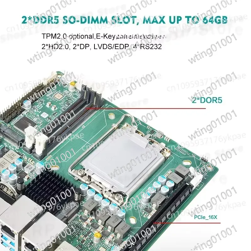 untuk Motherboard Mini ITX Gen - Lga 1700 Ddr5 Itx Motherboard ulasan dan harga