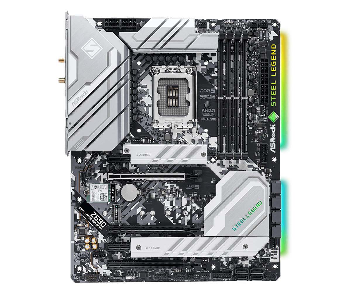 Motherboard Z690 LGA1700 ASROC - Lga 1700 Ddr5 Itx Motherboard ulasan dan harga