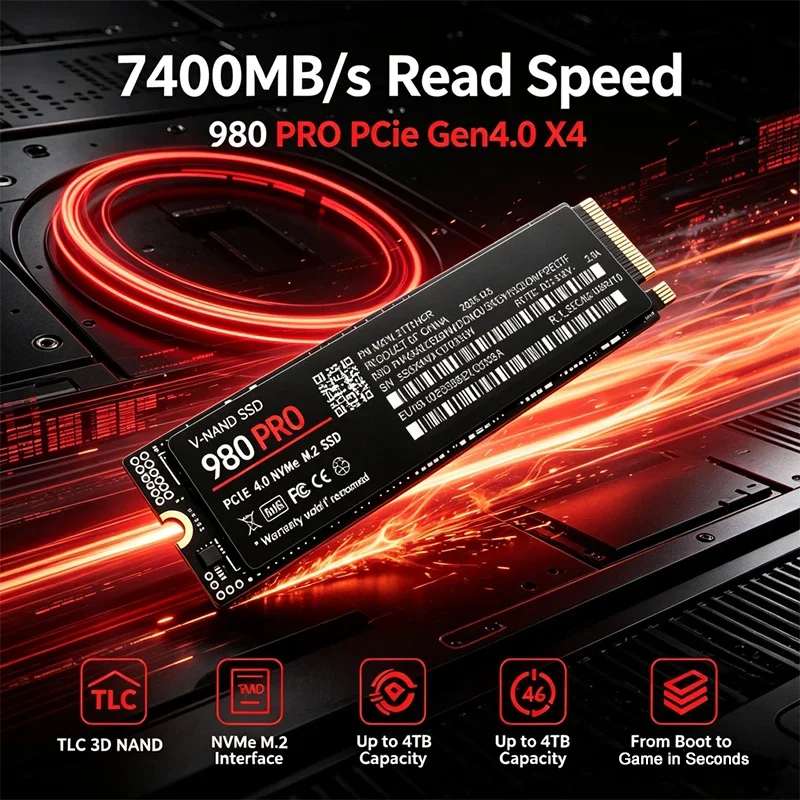 SSD Gaming M.2 NVMe 980 PRO PC - M.2 Nvme 4Tb Pcie 4.0 Ssd ulasan dan harga