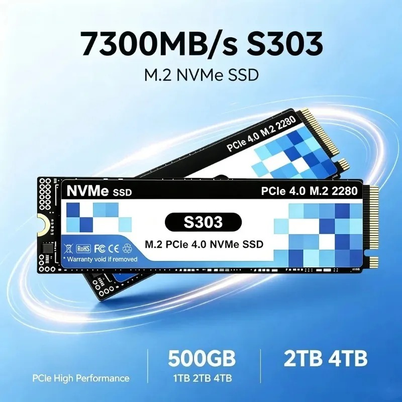 S303 PCIe 4.0 M.2 NVMe SSD 500 - M.2 Nvme 4Tb Pcie 4.0 Ssd ulasan dan harga