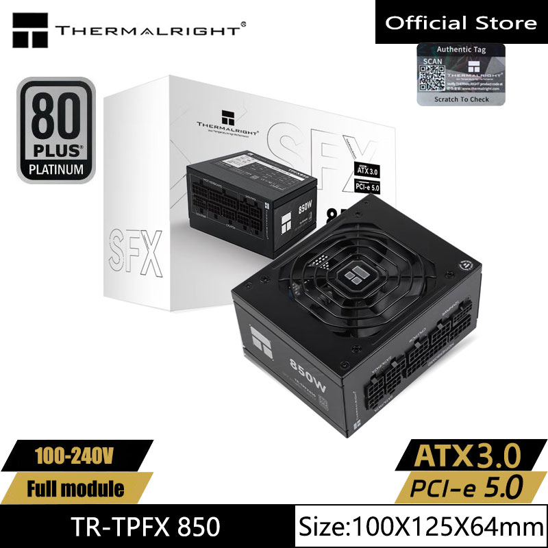 Thermalright TR-TPFX850 catu d - Sfx Power Supply 850W Gold ulasan dan harga